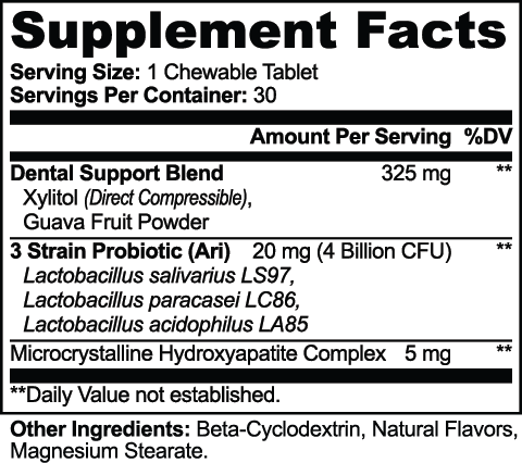 ProBite Daily – Oral Probiotic Chewables (30 Count)